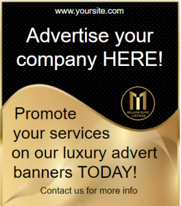 Million euro listings banner adverts