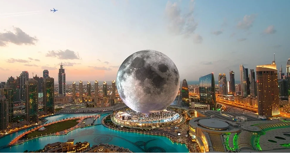 Canadian architectural company Moon World Resorts has announced plans to construct a $5 billion resort that resembles Earth’s orbital cousin in the holiday destination Dubai. It is hard to imagine that less than 200 years ago Dubai was littlemore that a small fishing village, today Dubai’s skyline's is home to some of the worlds most spectacular buildings such as the world's tallest building the Burj Khalifa

Article by : Billion luxury magazine